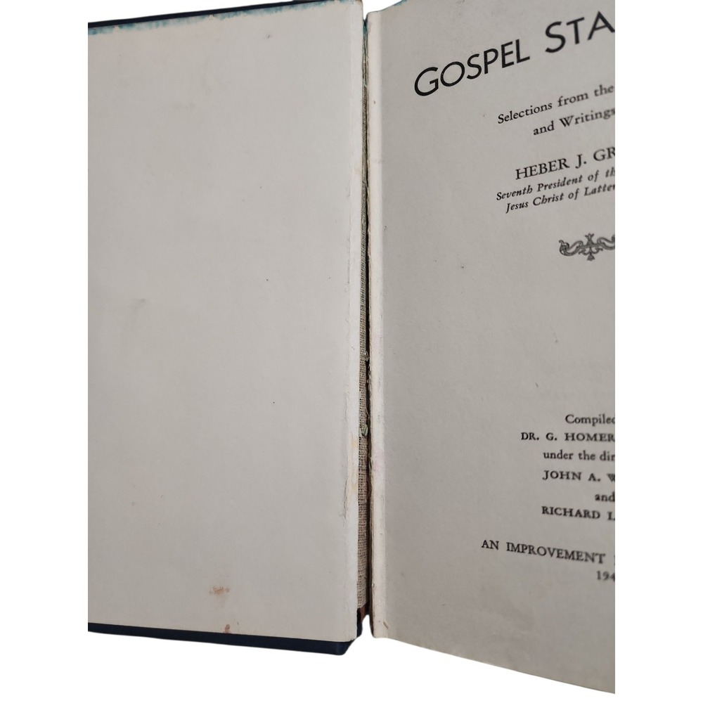 Gospel Standards Hardcover By Heber J Grant  Vintage Fifth Edition - Picture 6 of 6